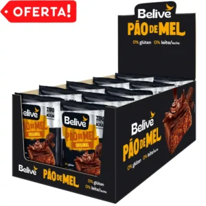Caixa de Pão de Mel Sem Glúten Sem Açúcar Sem Leite Belive