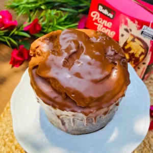 Panetone sem glúten, sem açúcar e sem leite com gotas de chocolate e brownie da Belive