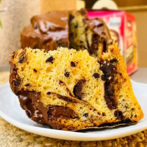 Panetone sem glúten, sem açúcar e sem leite com gotas de chocolate e brownie da Belive