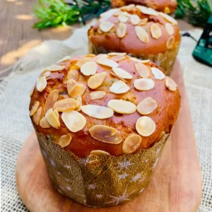 Panetone sem açúcar, sem glúten e sem leite com frutas cristalizadas e amêndoas da Belive