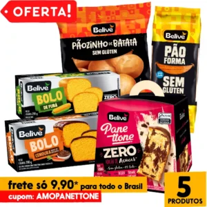 Kit Especial de Natal Sem Glúten Sem Leite Zero Lactose Belive