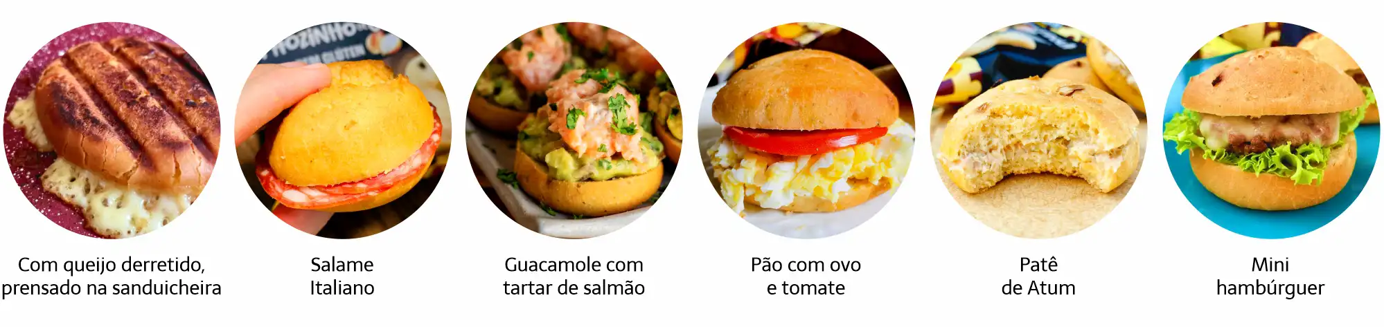 5 dicas de recheio para seu Pão de Cebola Sem Glúten Belive