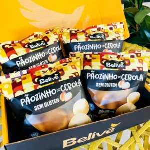 Combo Pão de Cebola Sem Glúten Sem Lactose Sem Leite Belive - 4 pacotes