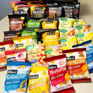 Combo Salgadinhos Sem Glúten Sem Lactose Sem Leite Belive – 30 Unid