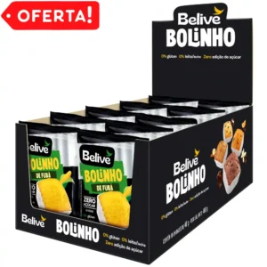 Caixa de Bolinhos de Fubá Sem Glúten Sem Açúcar Sem Leite Sem Lactose Belive
